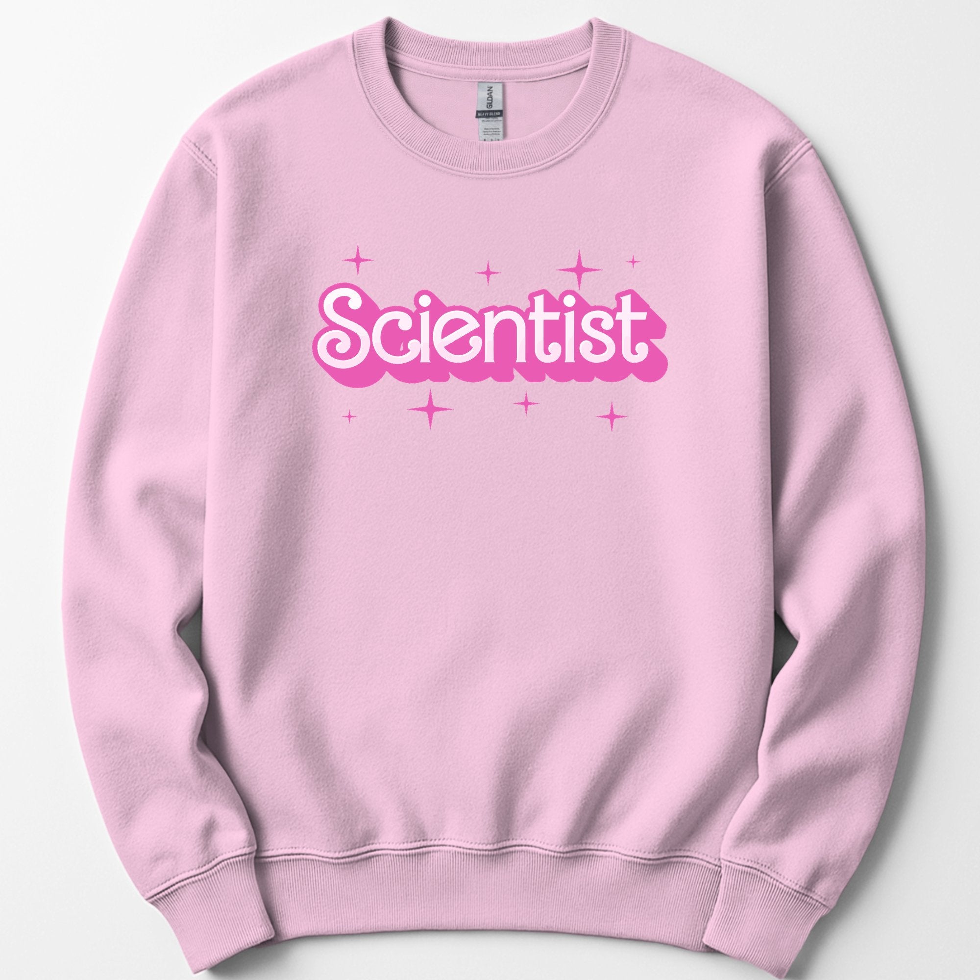 Scientist Pink Doll sweatshirt — Light Pink
