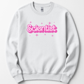 Scientist Pink Doll sweatshirt — White