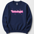 Toxicologist Pink Doll sweatshirt — Navy
