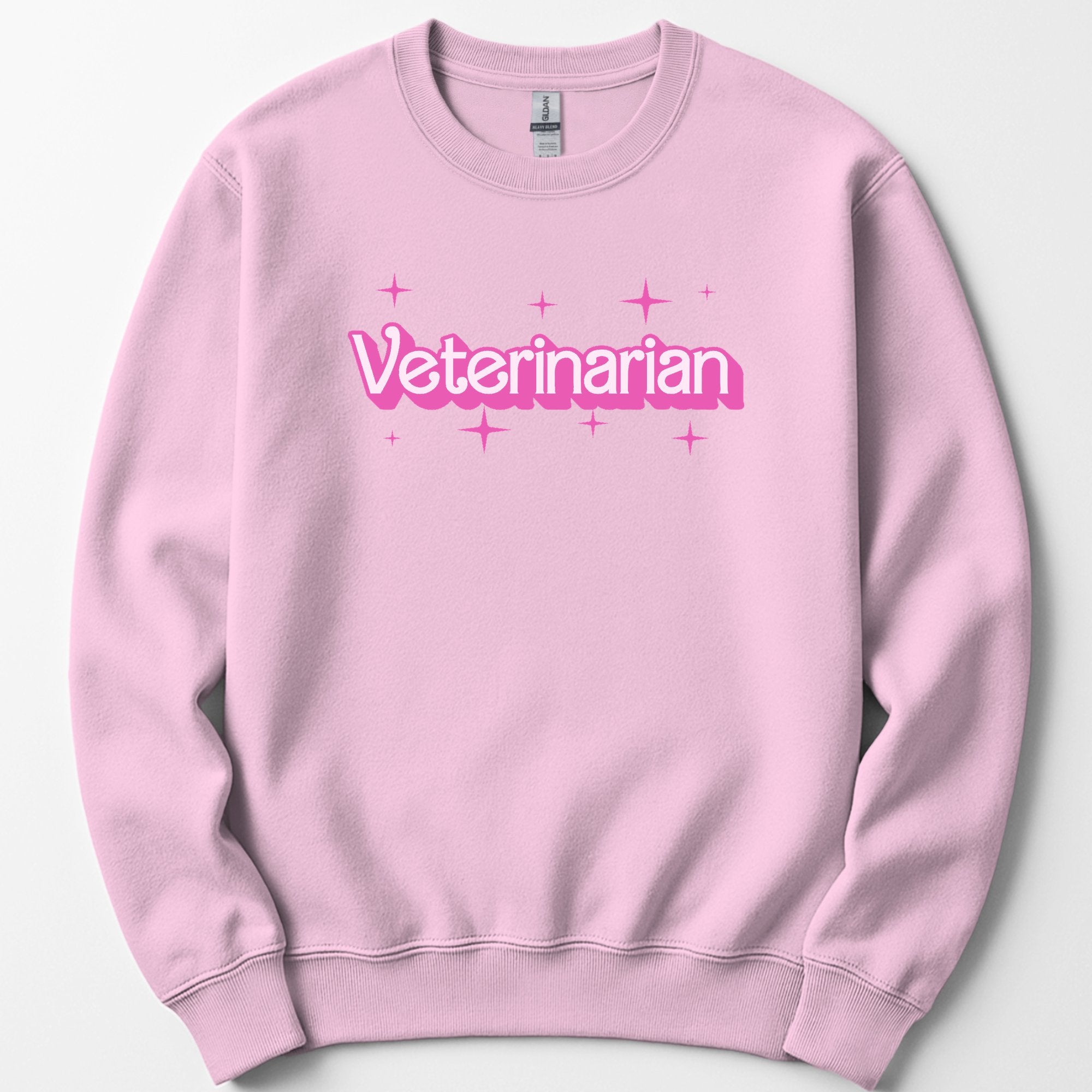 Veterinarian Pink Doll sweatshirt — Light Pink
