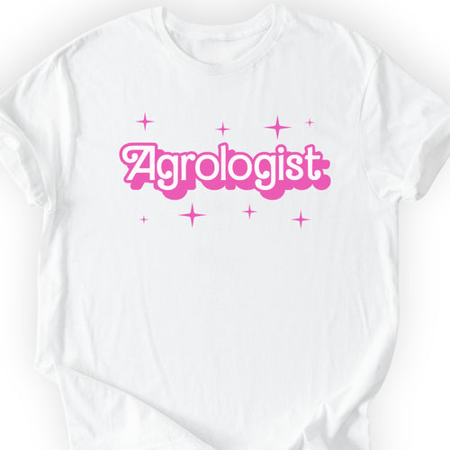 Agrologist Pink Doll T-shirt — Scientist Apparel