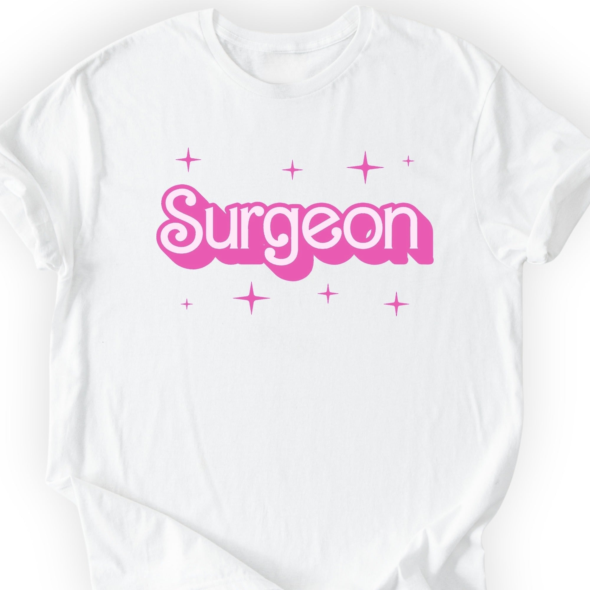 Surgeon Pink Doll T-shirt White