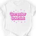 Computer Scientist Pink Doll T-shirt — Scientist Apparel