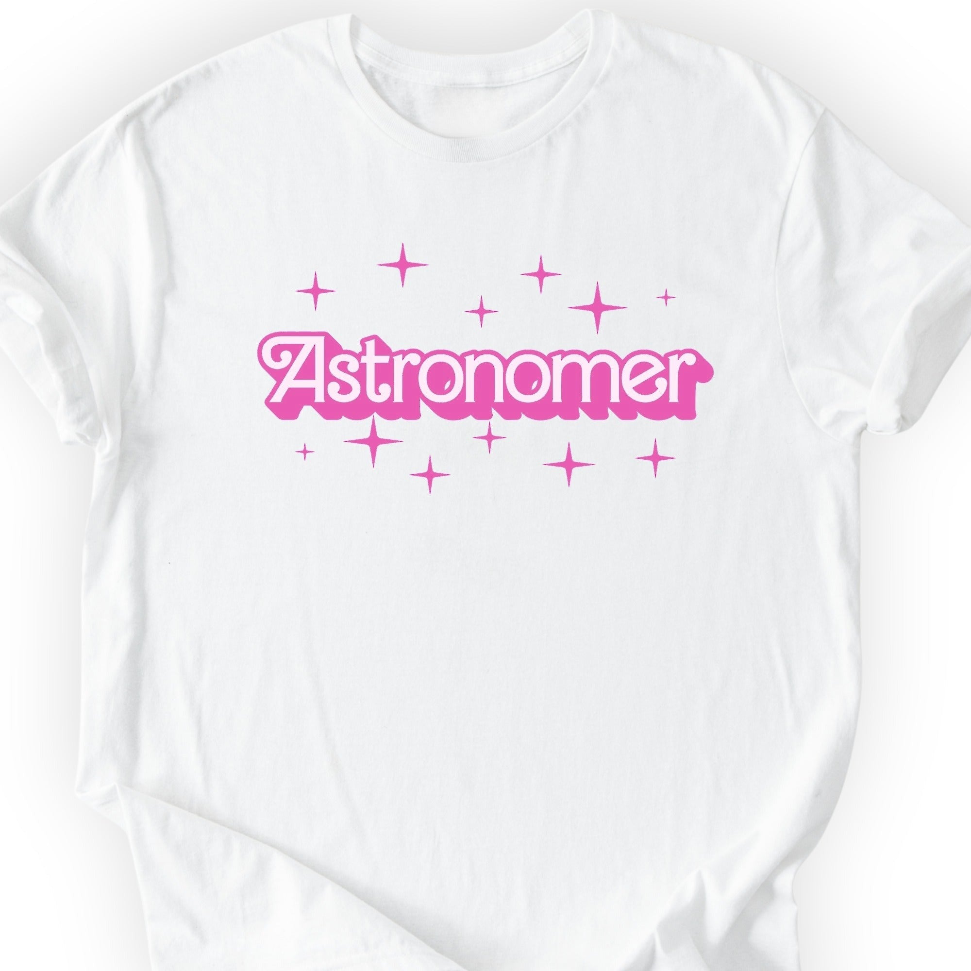 Astronomer Pink Doll T-shirt White