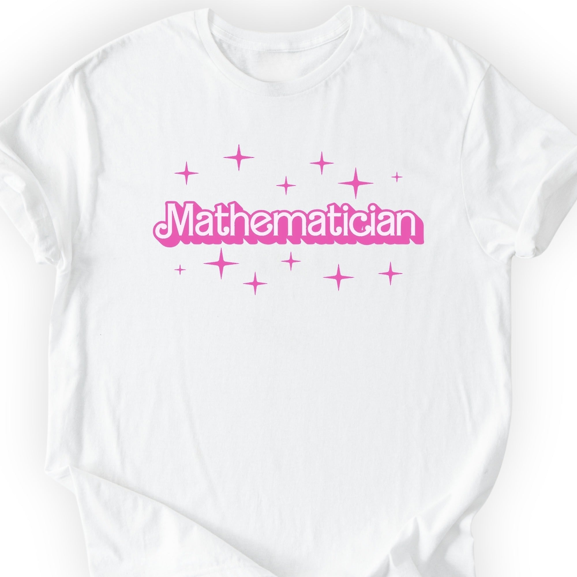 Mathematician Pink Doll T-shirt — Scientist Apparel