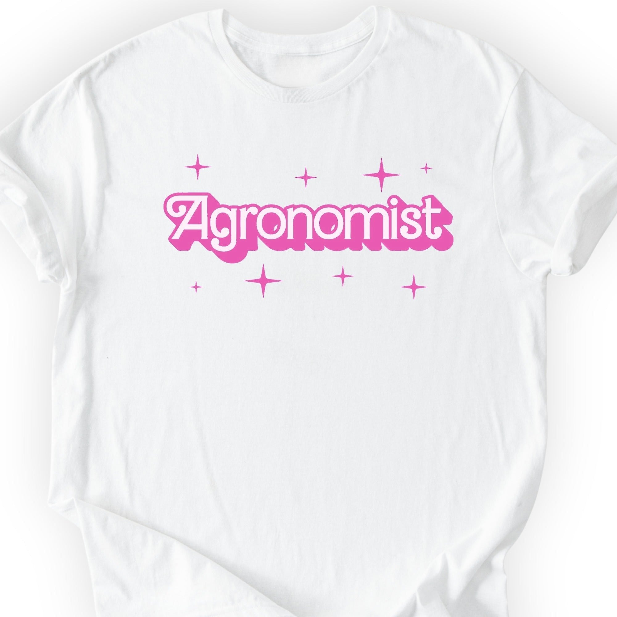 Agronomist Pink Doll T-shirt White