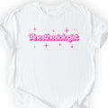 Anesthesiologist Pink Doll T-shirt White