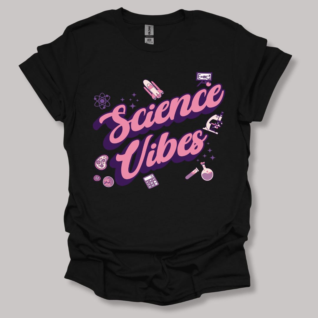 Science Vibes T-shirt Black / S