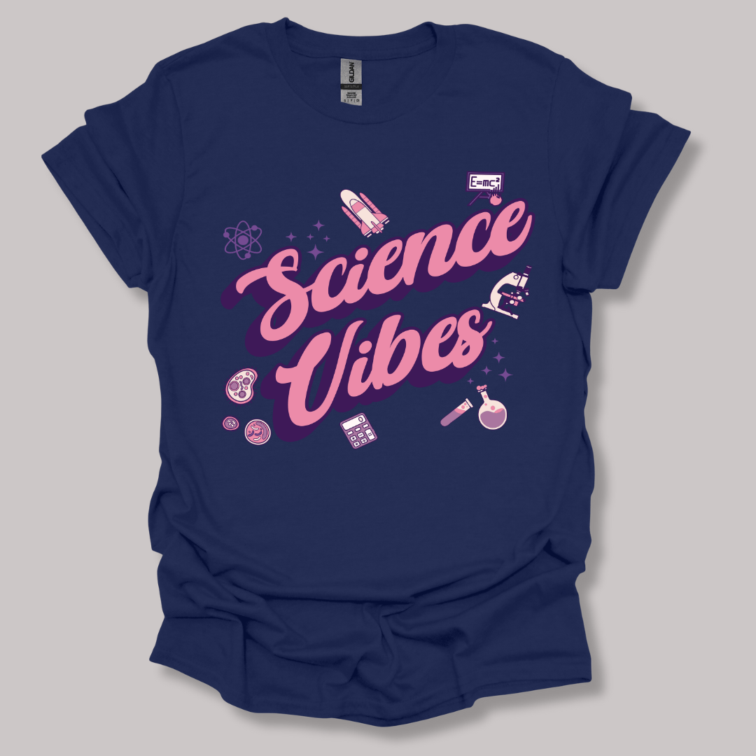 Science Vibes T-shirt Navy / S
