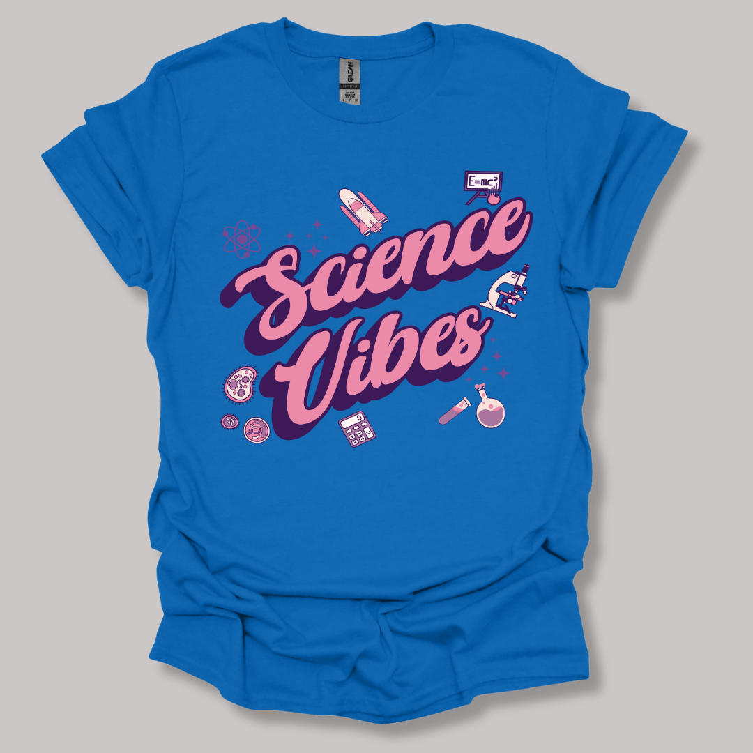 Science Vibes T-shirt Royal / S