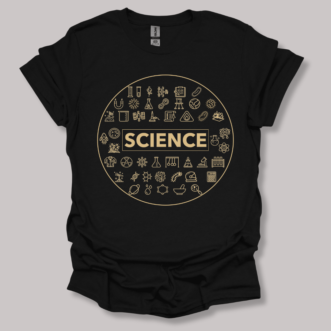 Scientific Symbol T-Shirt Black / S