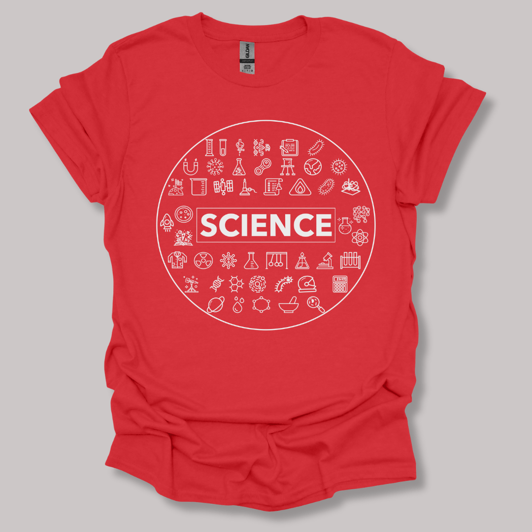 Scientific Symbol T-Shirt Red / S