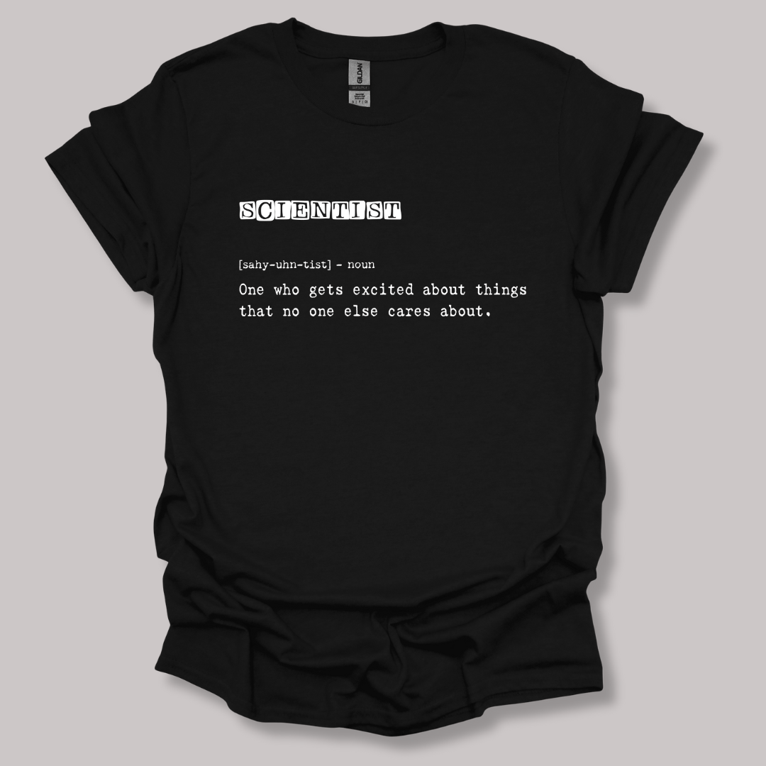 Scientist Definition T-shirt Black / S