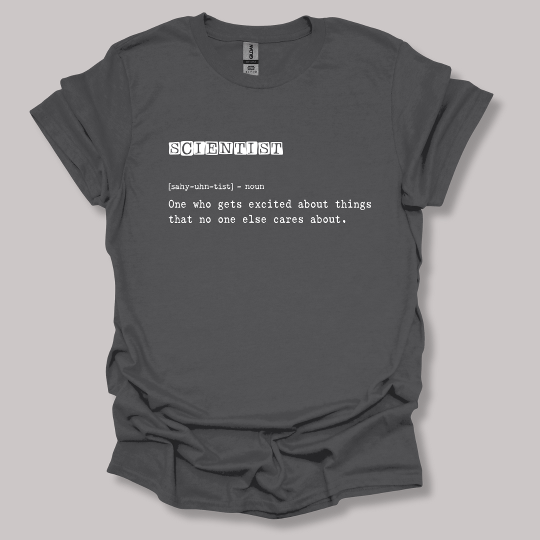 Scientist Definition T-shirt Charcoal / S