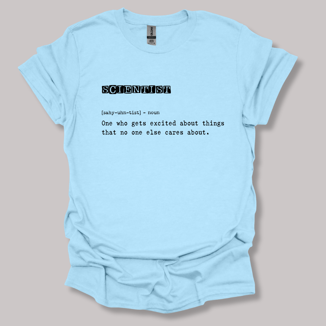 Scientist Definition T-shirt Light Blue / S