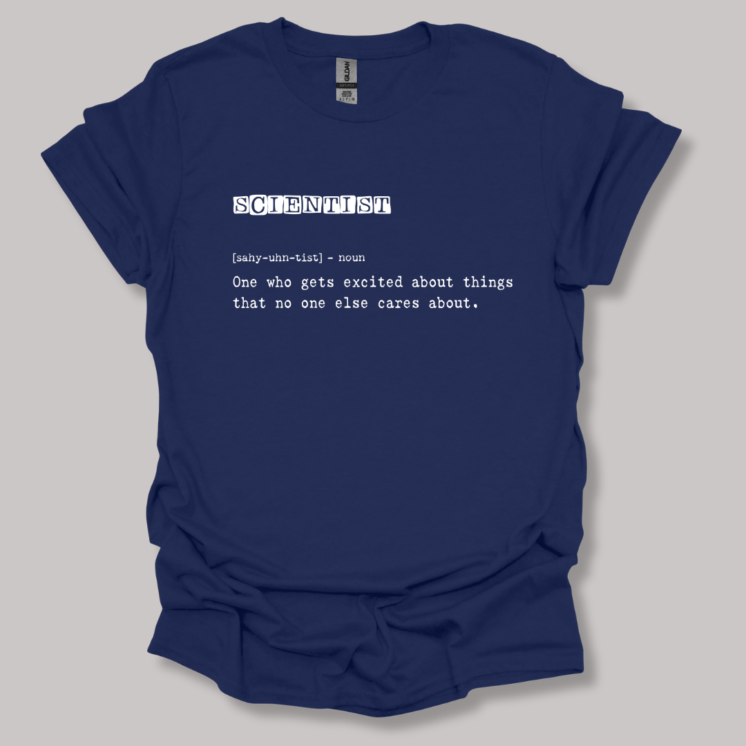 Scientist Definition T-shirt Navy / S
