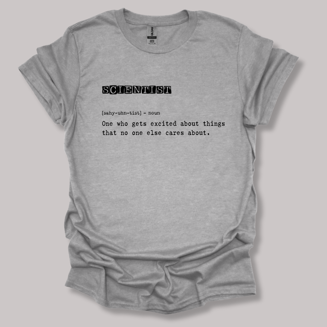 Scientist Definition T-shirt Sports Grey / S