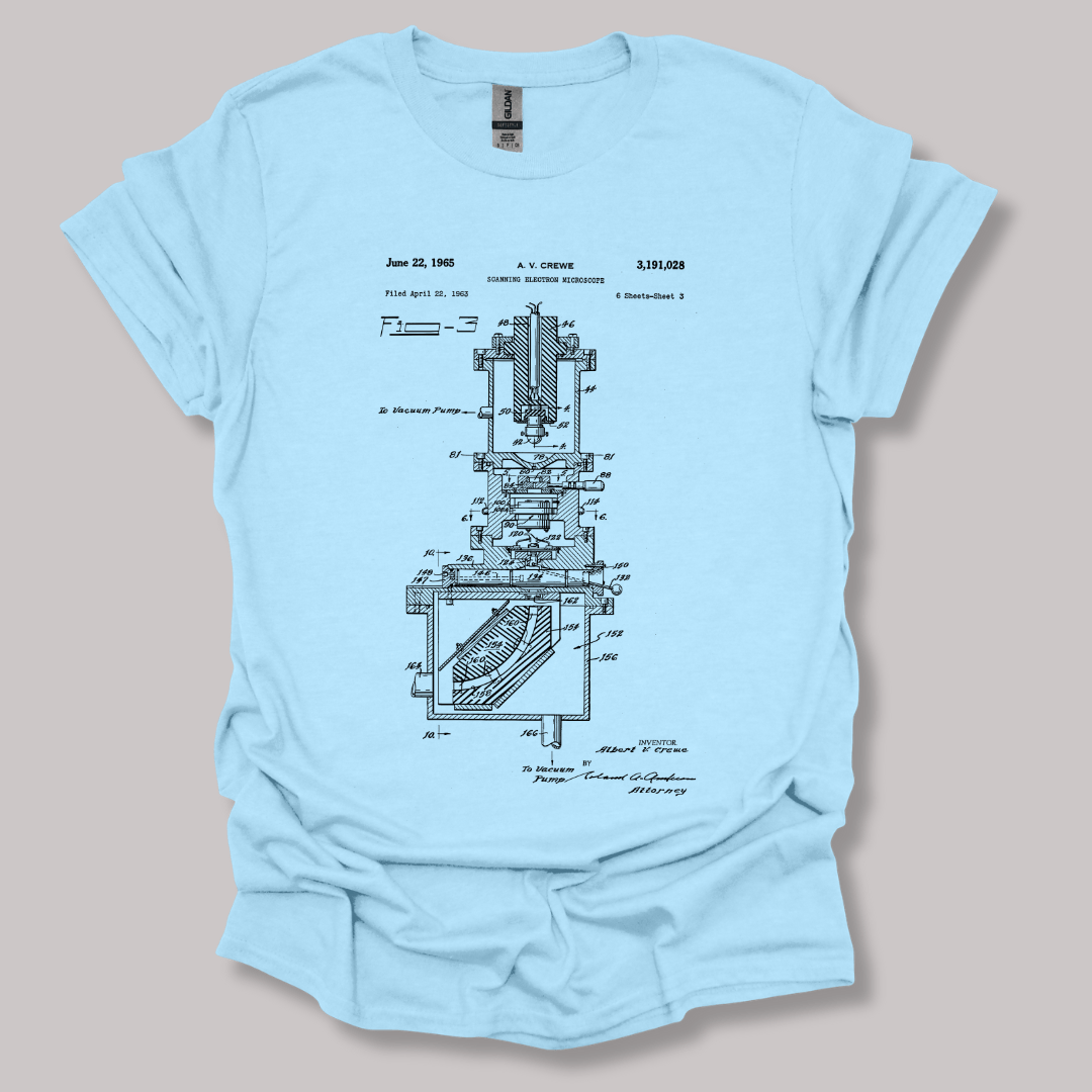 SEM Patent T-shirt Light Blue / S