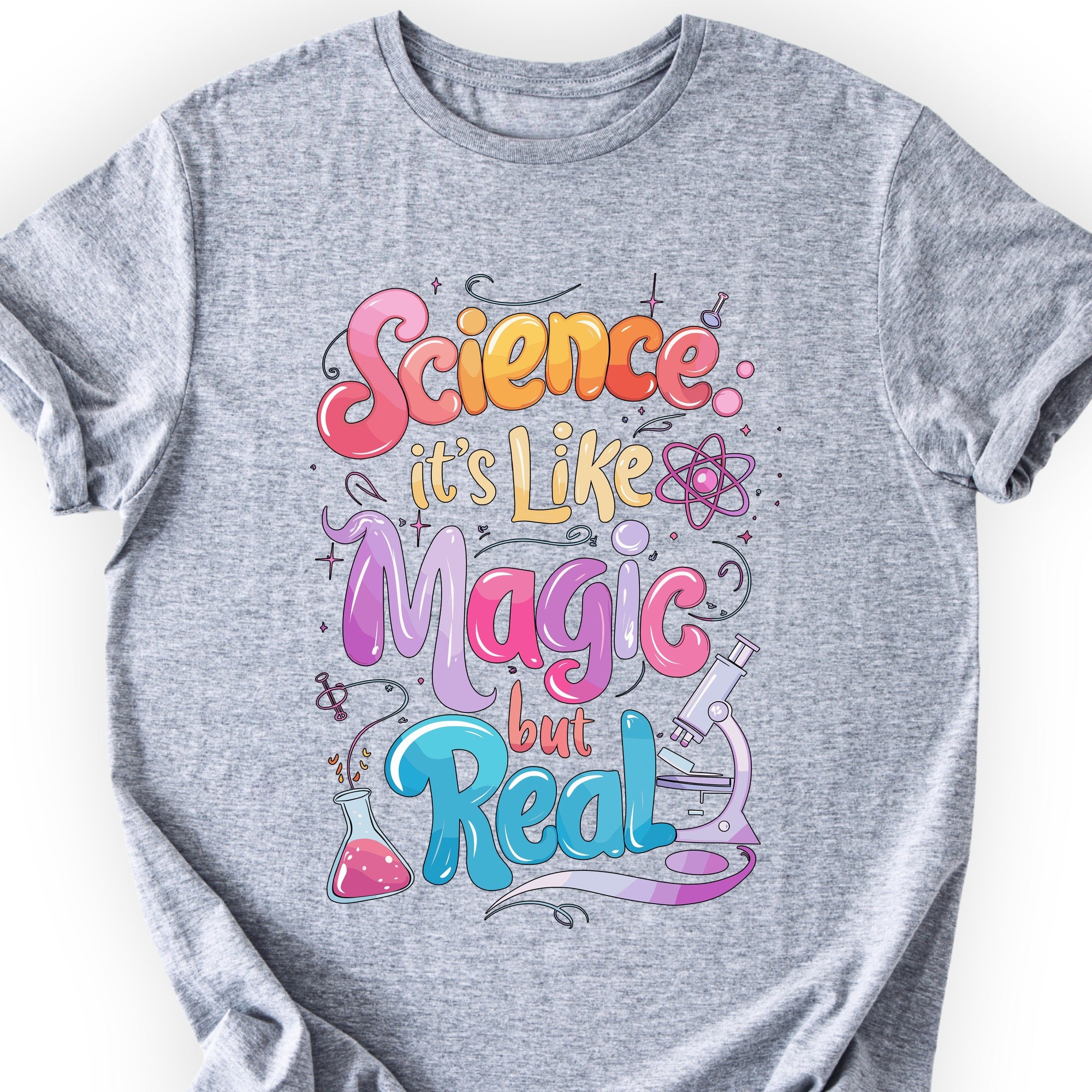 Magic of Science T-Shirt Sports Grey
