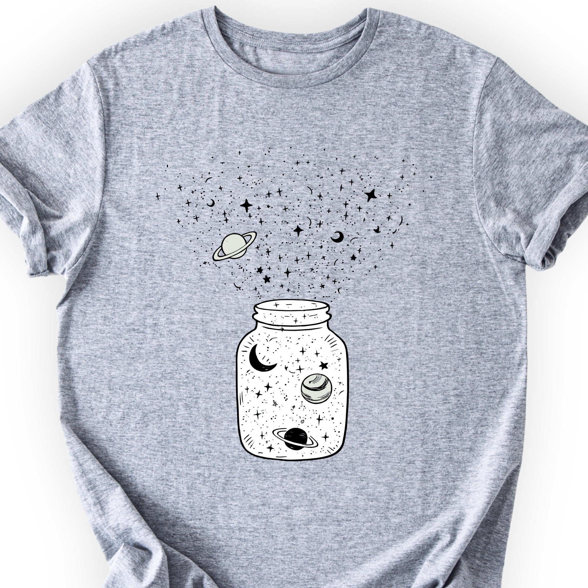 Astronomy Jar T-shirt Sports Grey