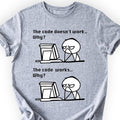 The Code Works T-shirt Sports Grey