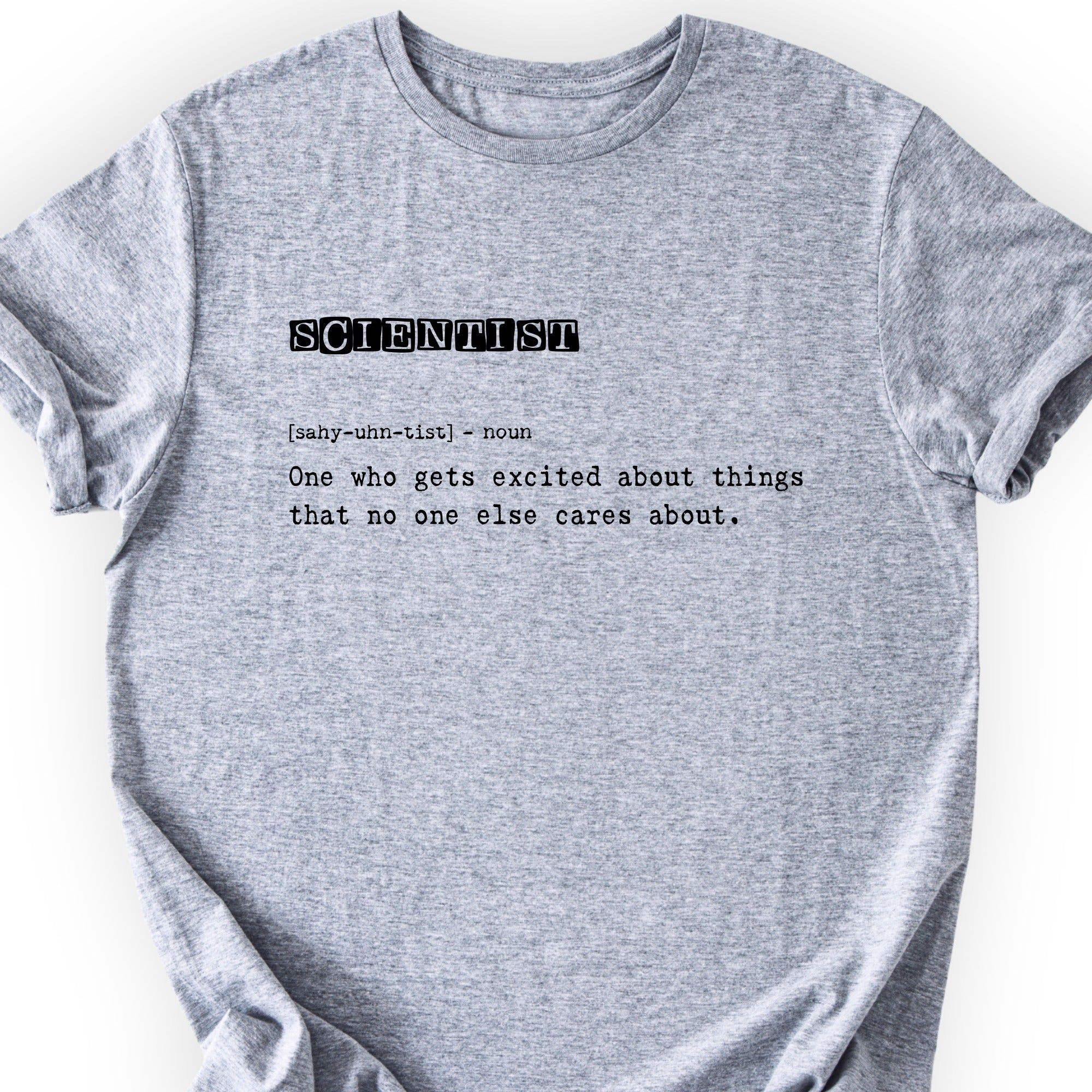 Scientist Definition T-shirt Sports Grey