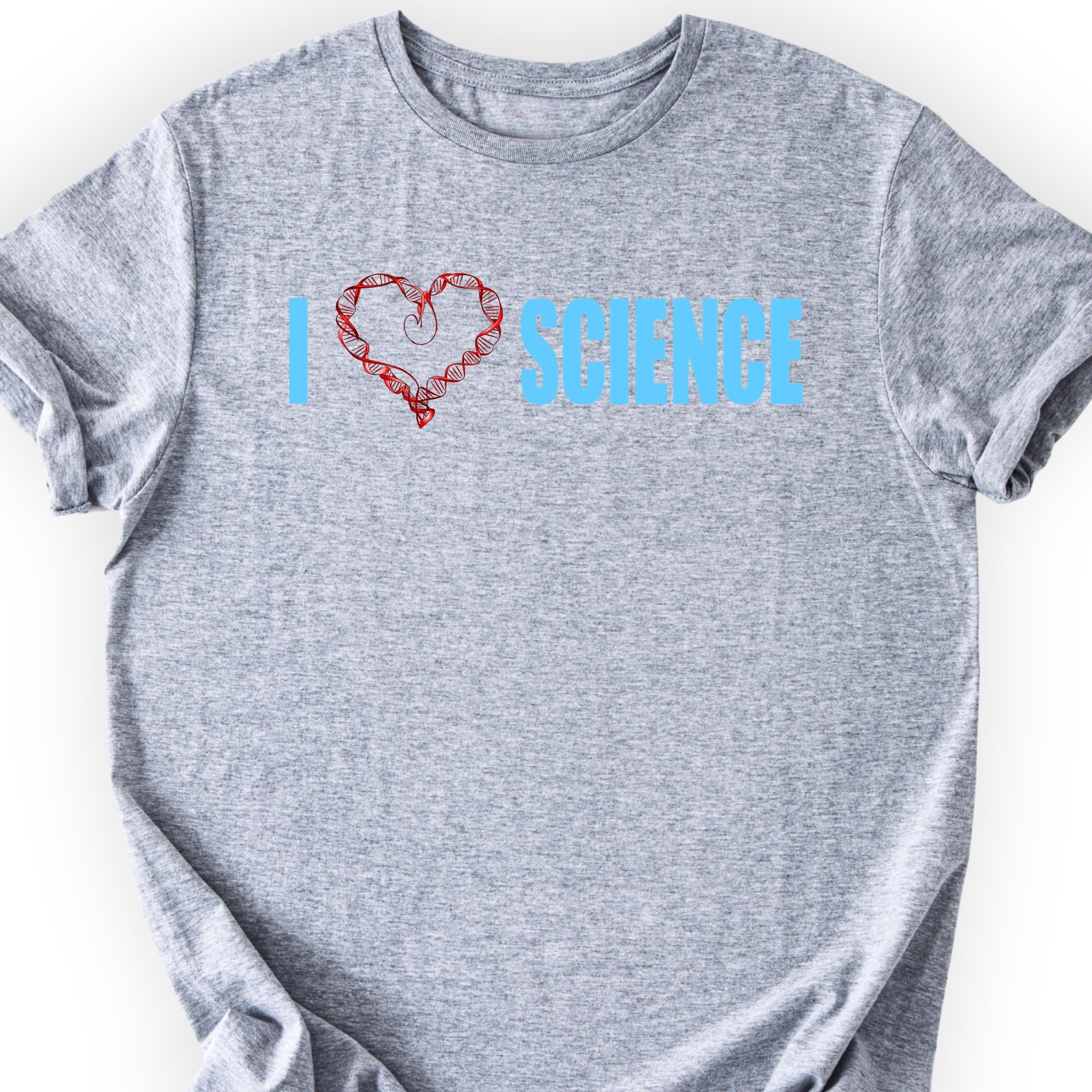 I Love Science T-shirt Sports Grey