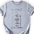Water Apparatus Patent T-shirt Sports Grey
