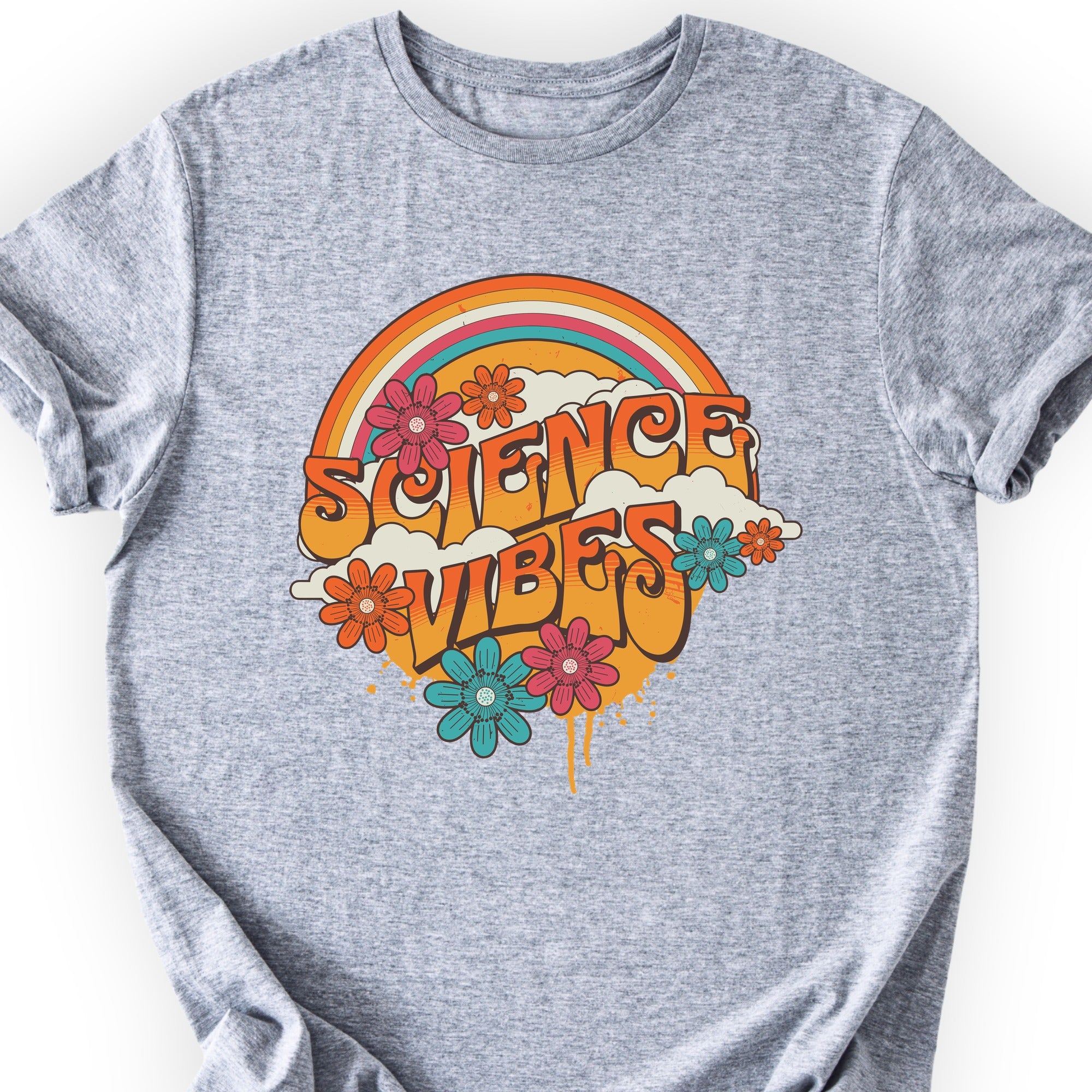 Retro Science T-Shirt Sports Grey