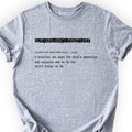 Neuroscientist Definition T-shirt Sports Grey