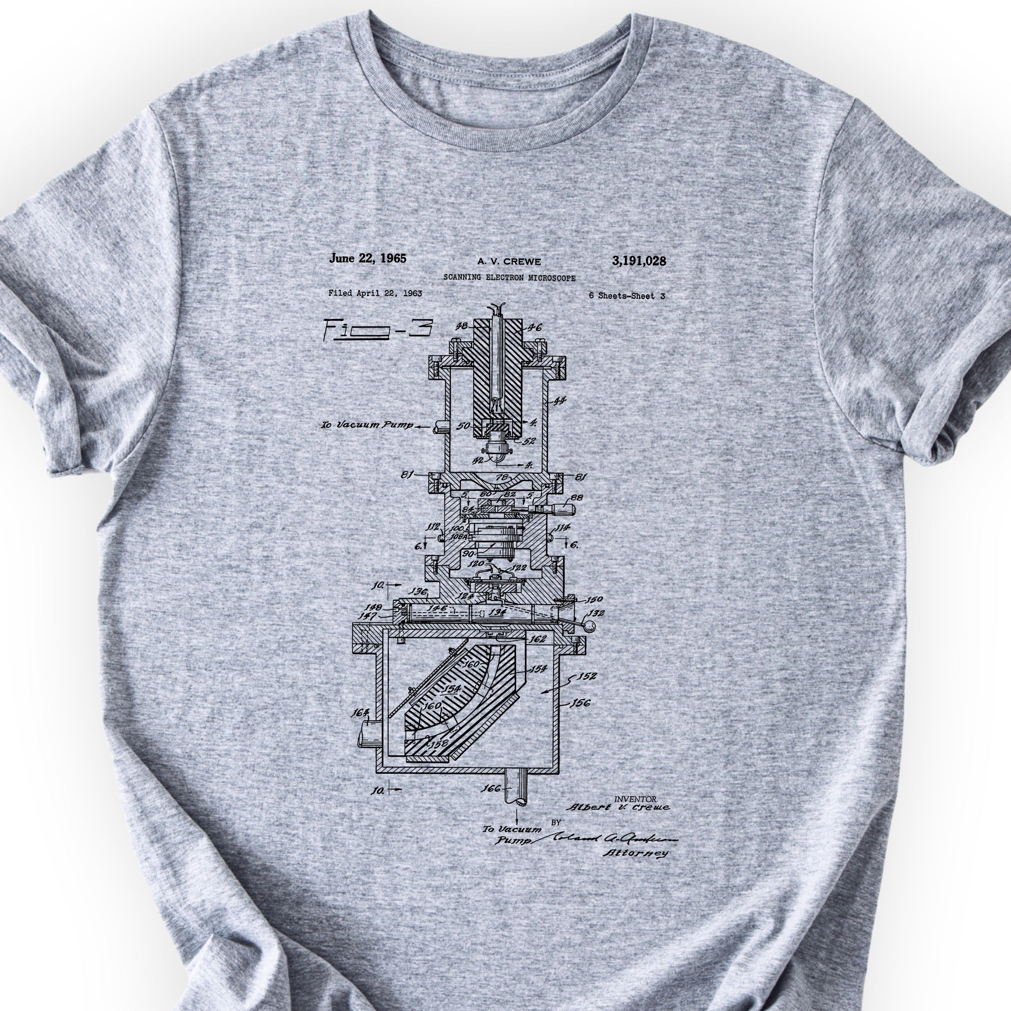 SEM Patent T-shirt Sports Grey