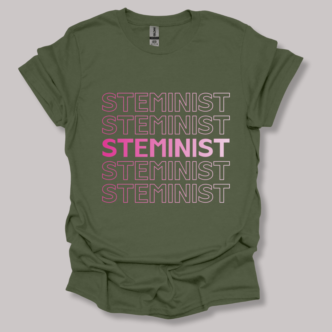 STEMINIST T-shirt Military Green / S