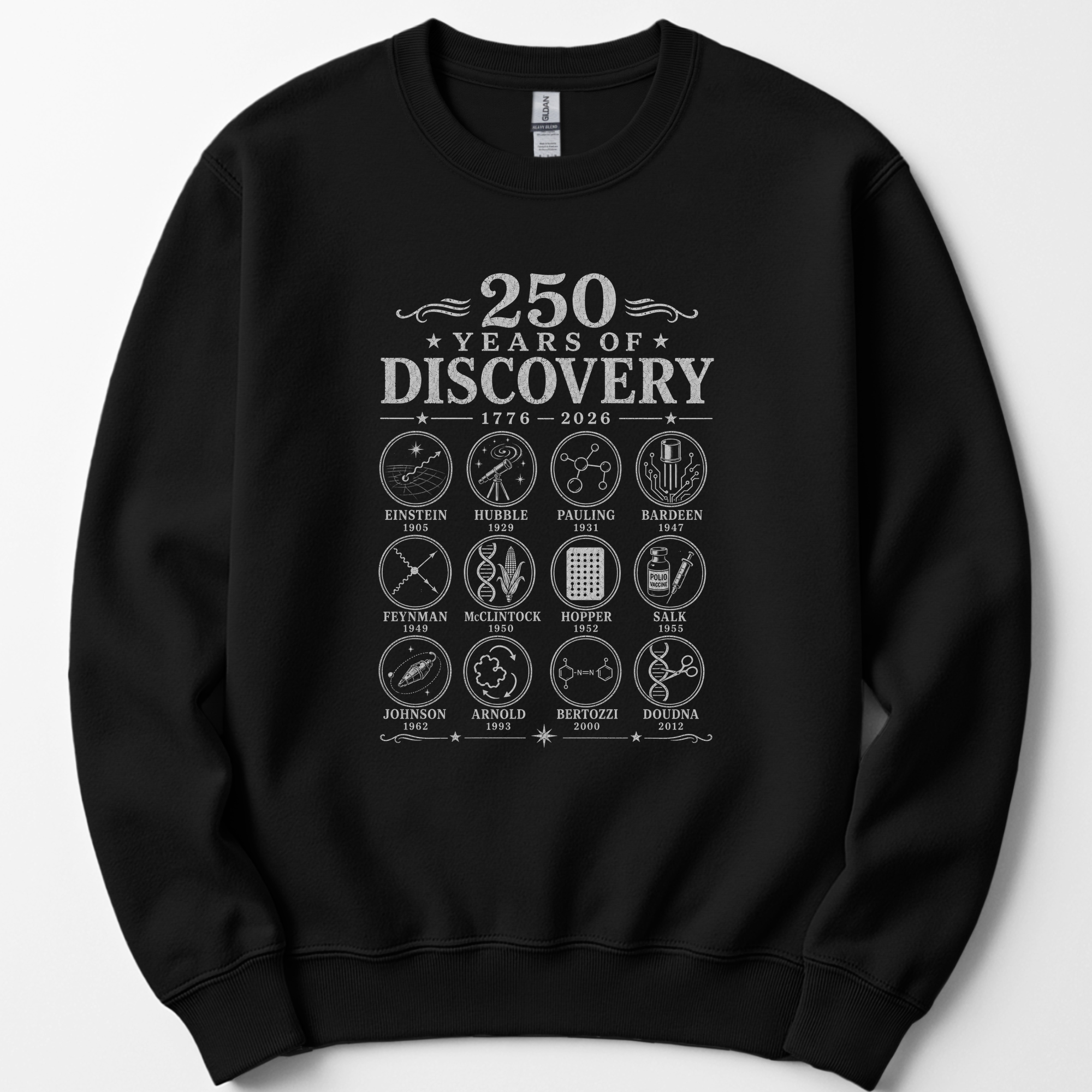 250 Years Of Discovery sweatshirt — Black