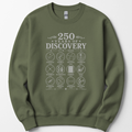250 Years Of Discovery sweatshirt — Military Green