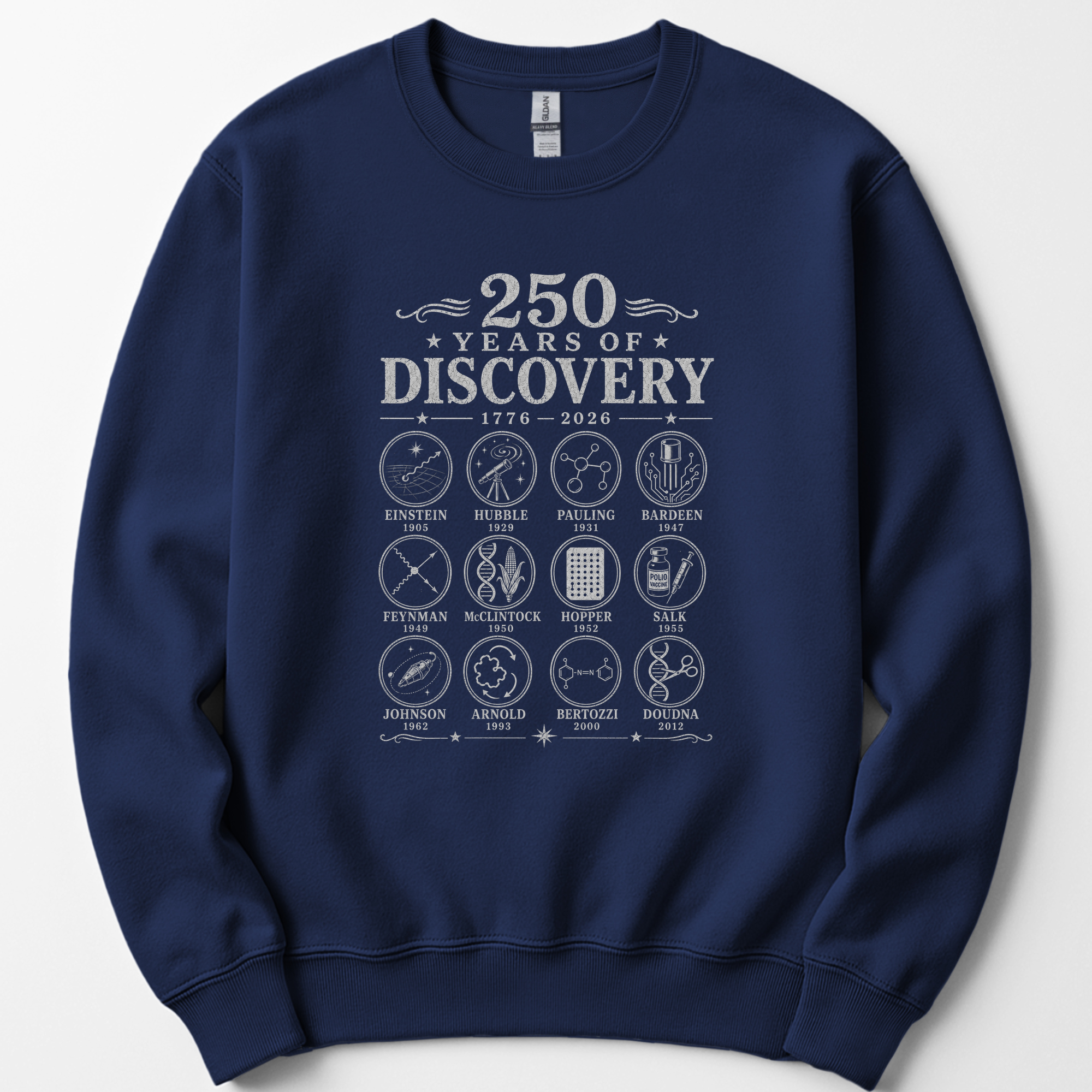 250 Years Of Discovery sweatshirt — Navy