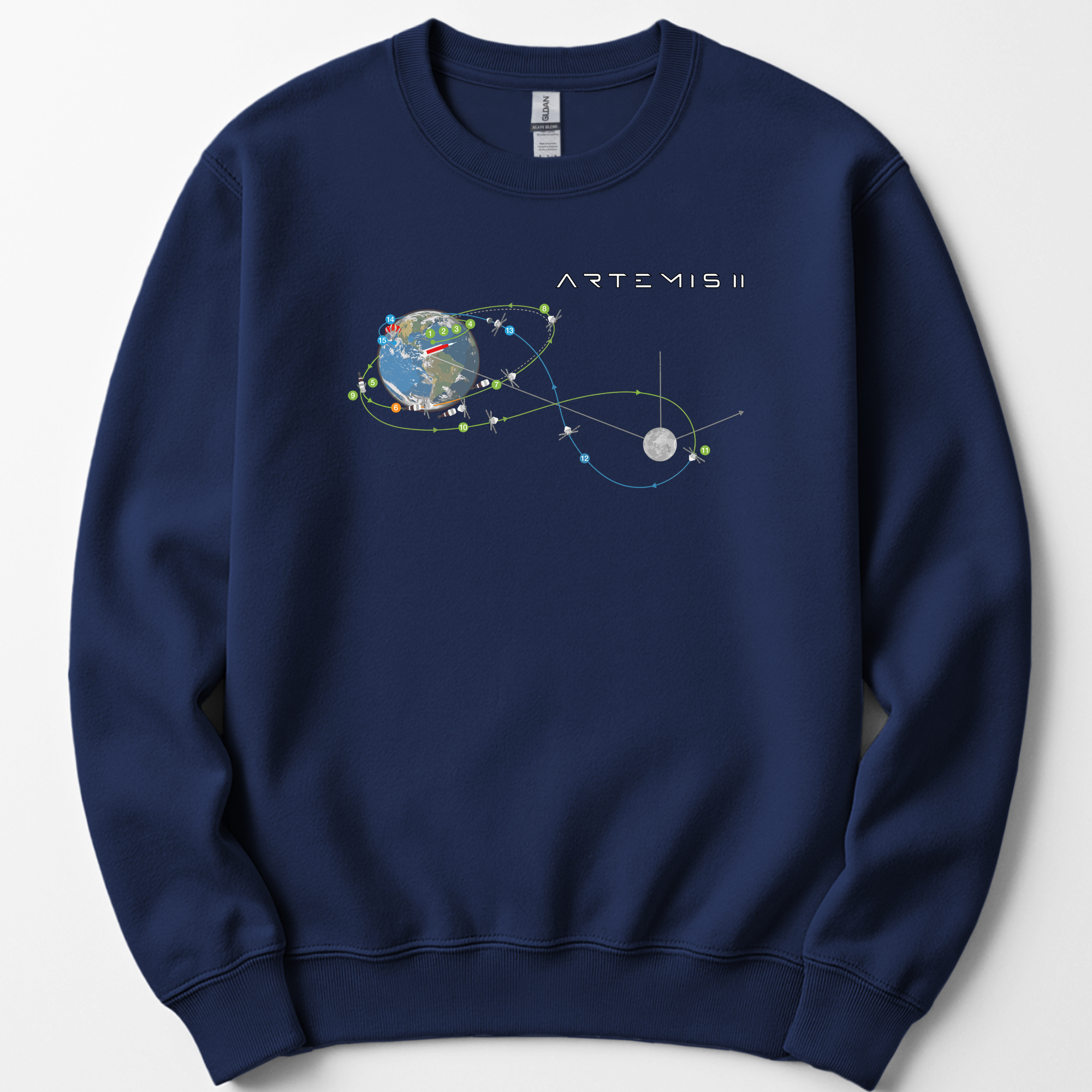 Artemis II Mission sweatshirt — Navy