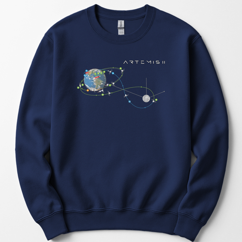 Artemis II Mission sweatshirt — Navy
