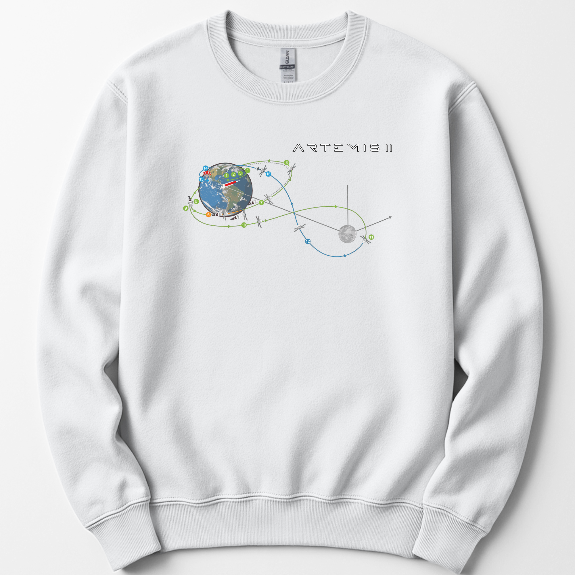 Artemis II Mission sweatshirt — White