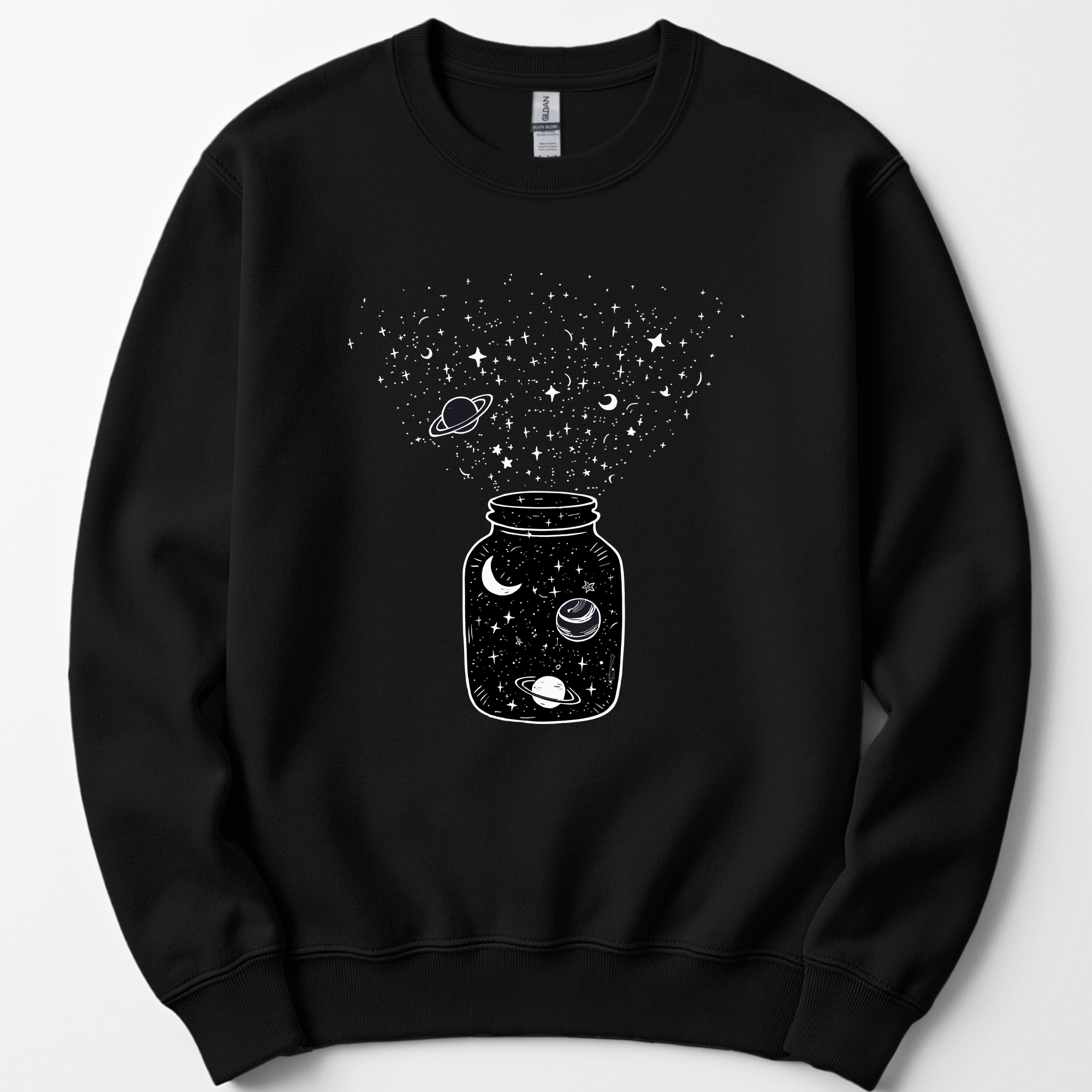 Astronomy Jar sweatshirt — Black