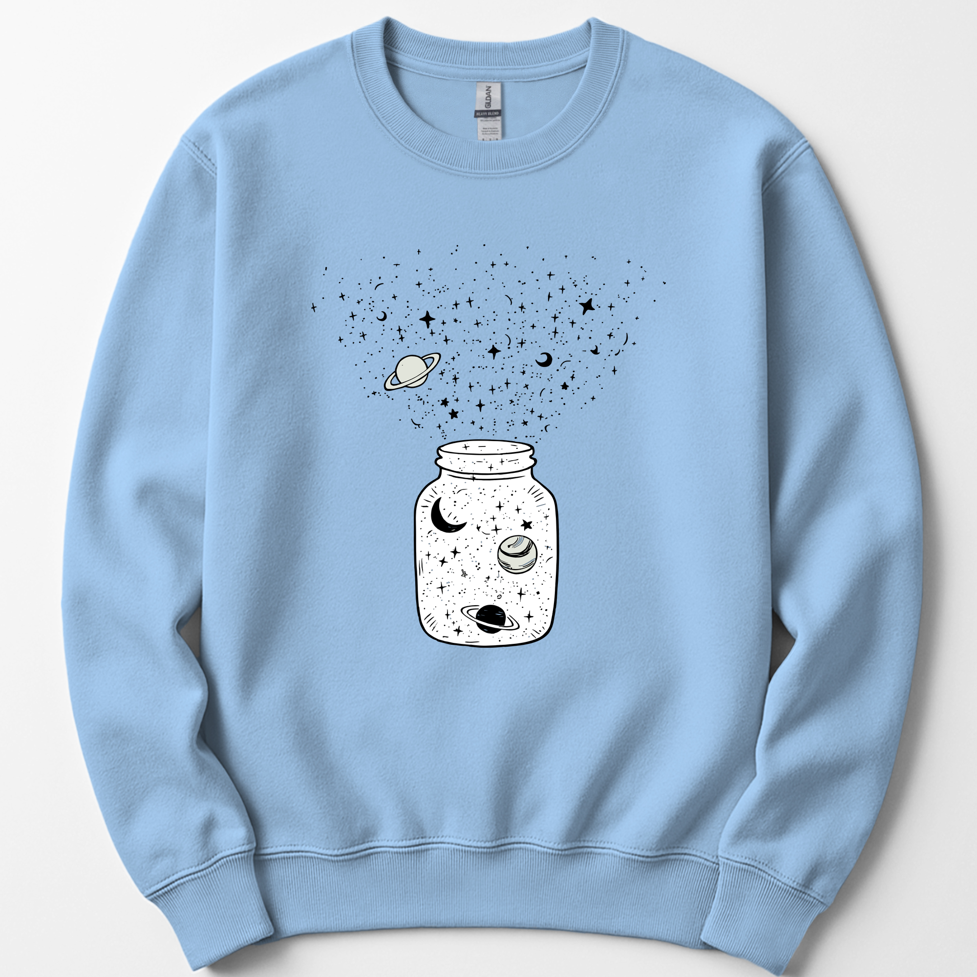 Astronomy Jar sweatshirt — Light Blue