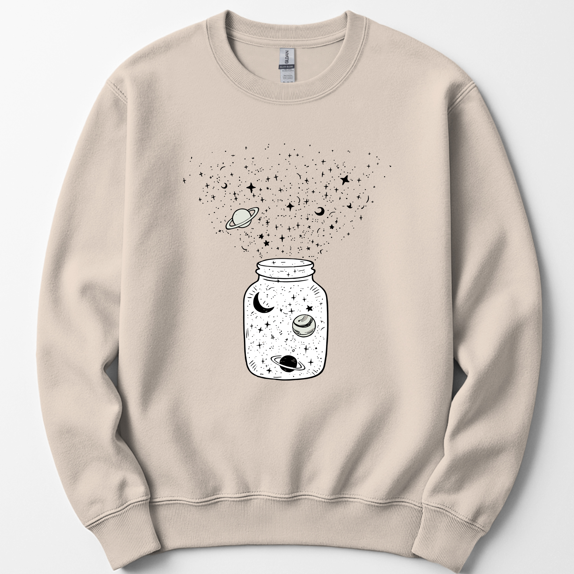 Astronomy Jar sweatshirt — Sand