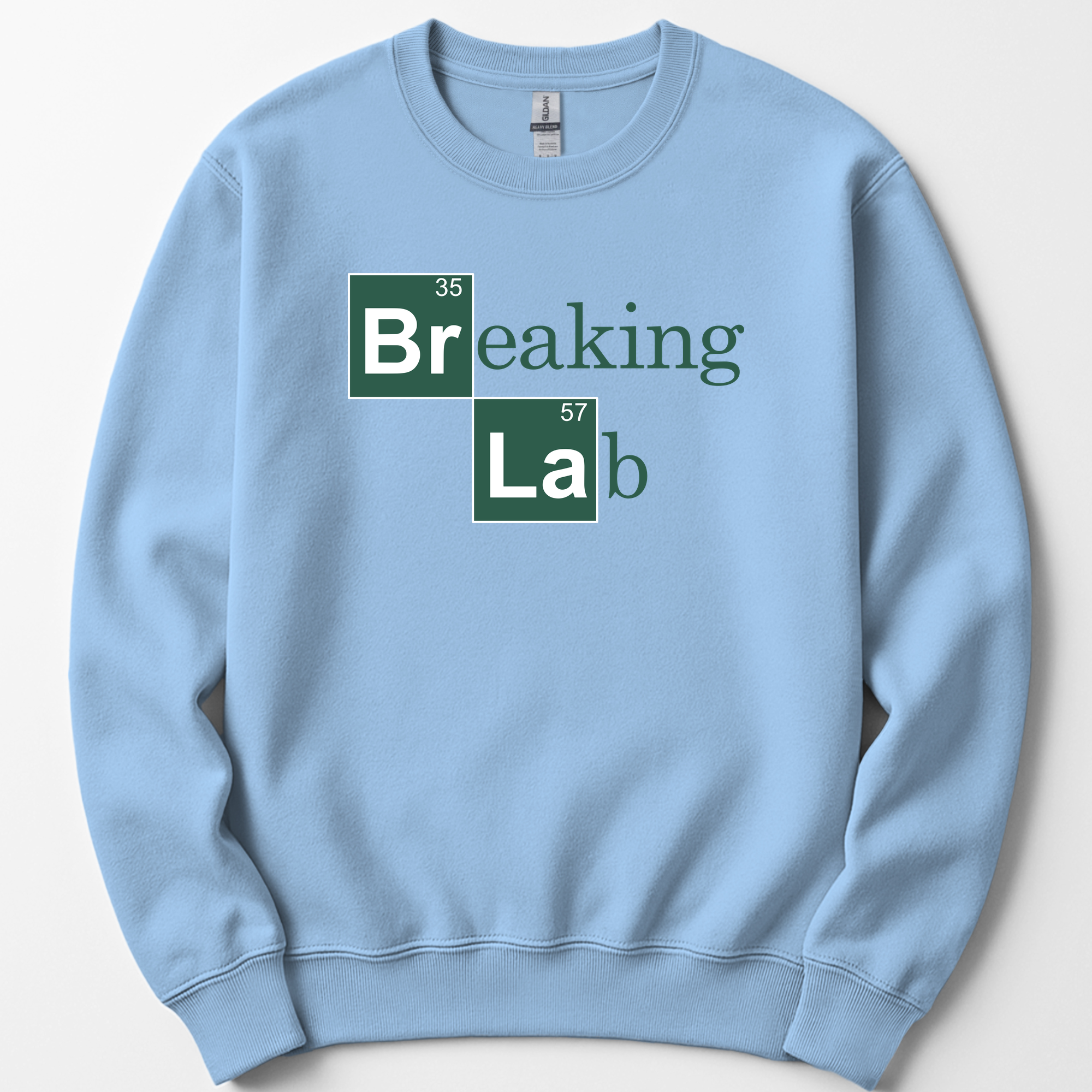 Breaking Lab sweatshirt — Light Blue