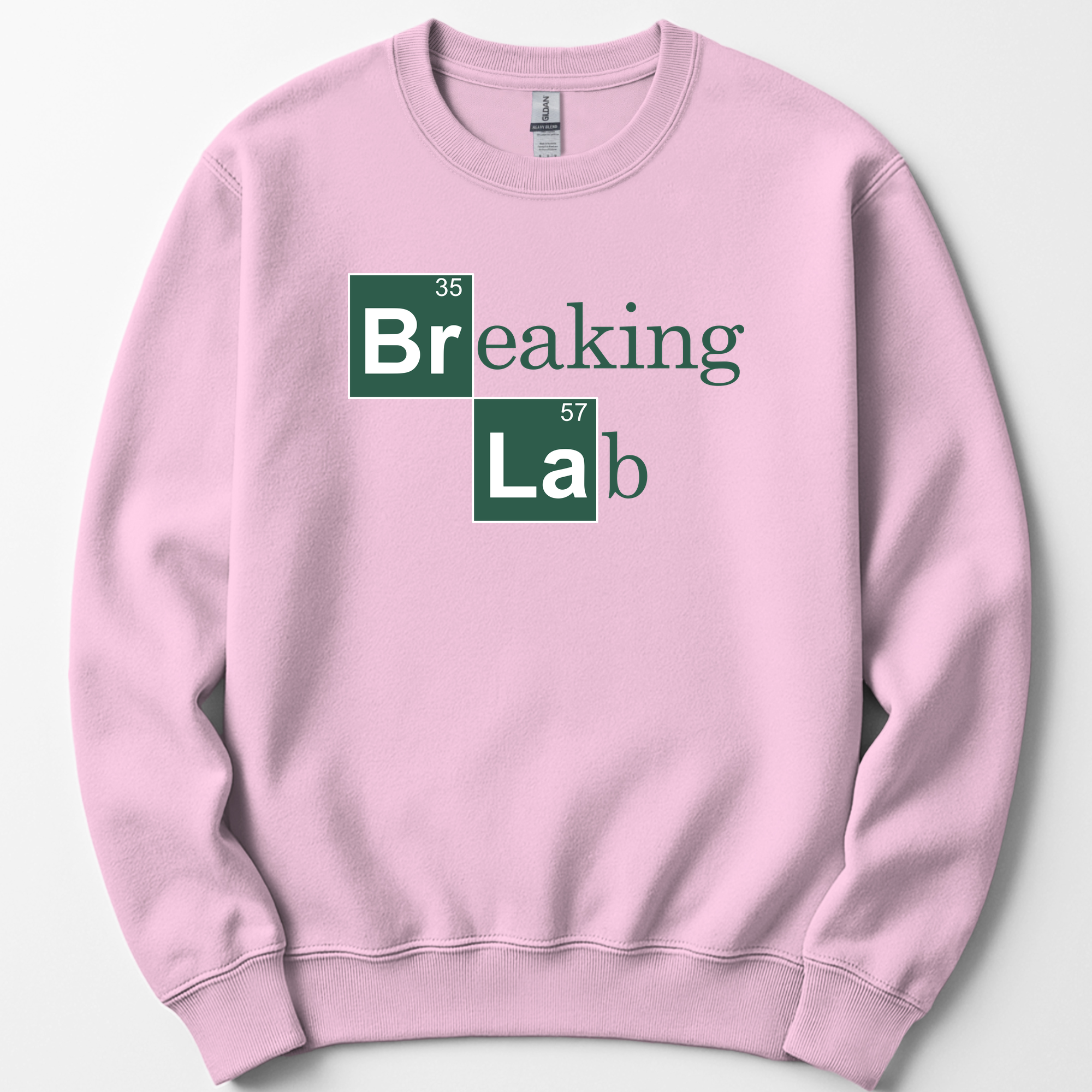 Breaking Lab sweatshirt — Light Pink