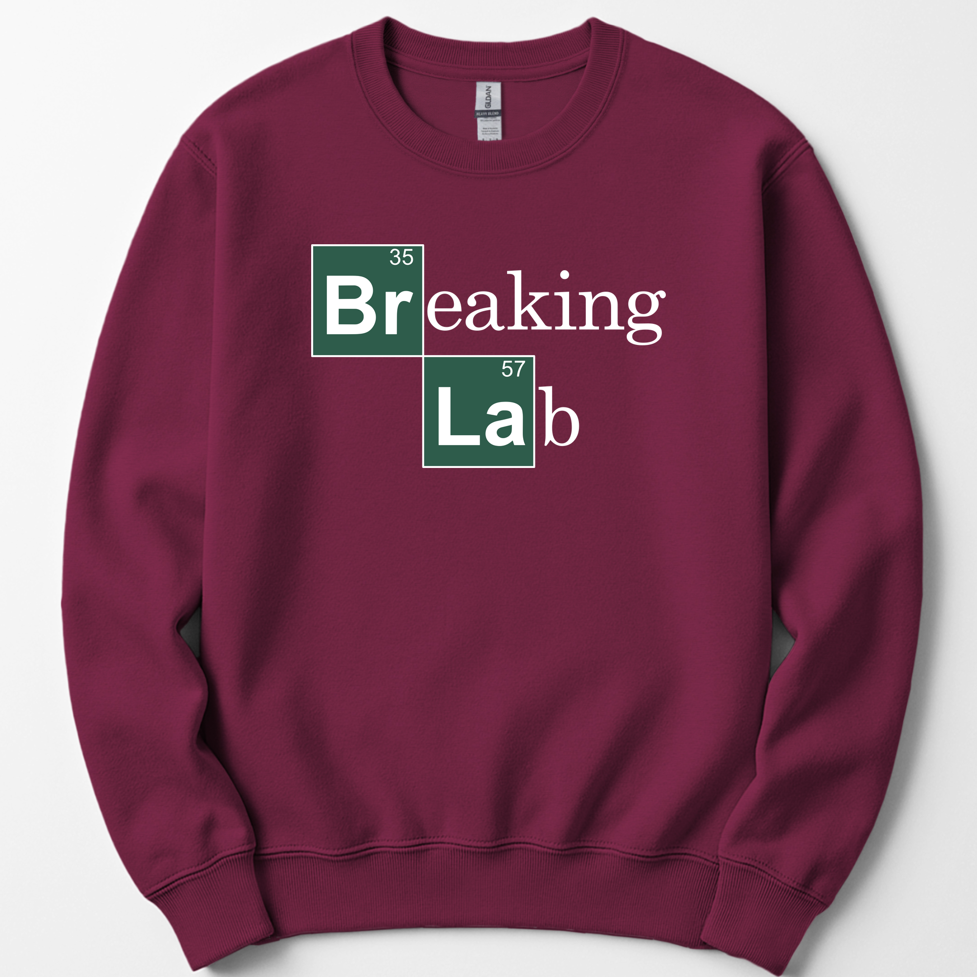 Breaking Lab sweatshirt — Maroon