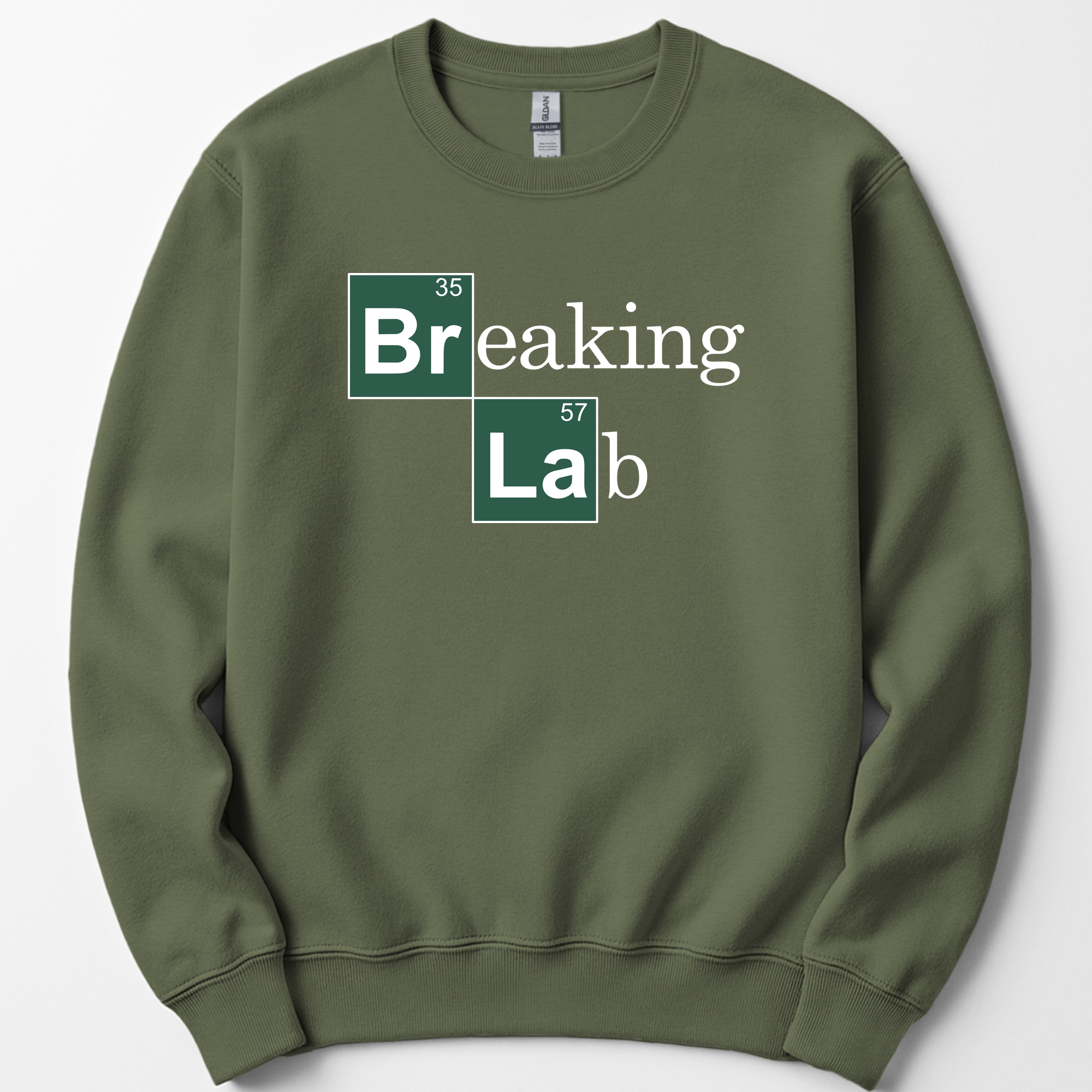 Breaking Lab sweatshirt — Military Green