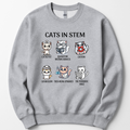 Cats In STEM sweatshirt — Sport Grey