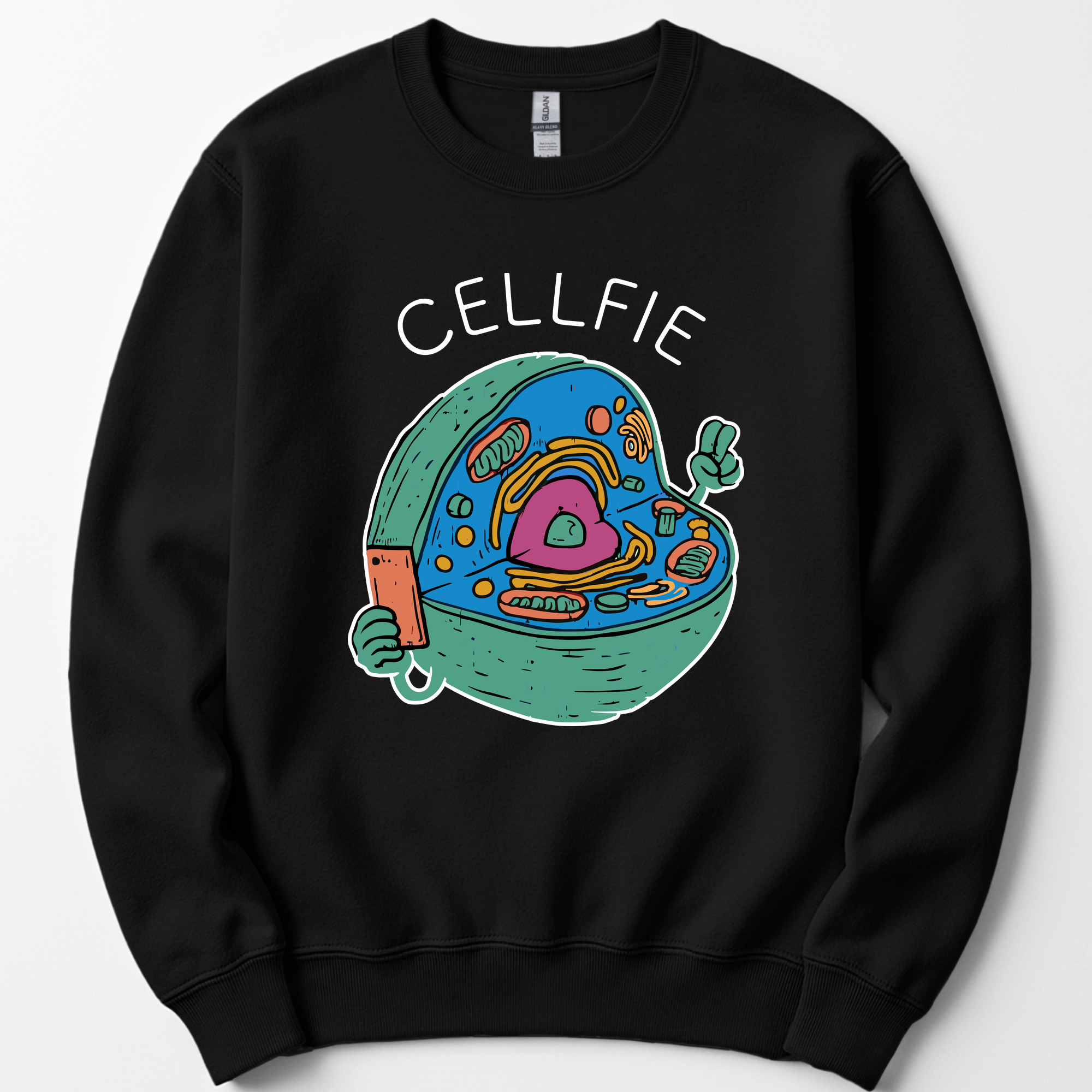 Cellfie sweatshirt — Black
