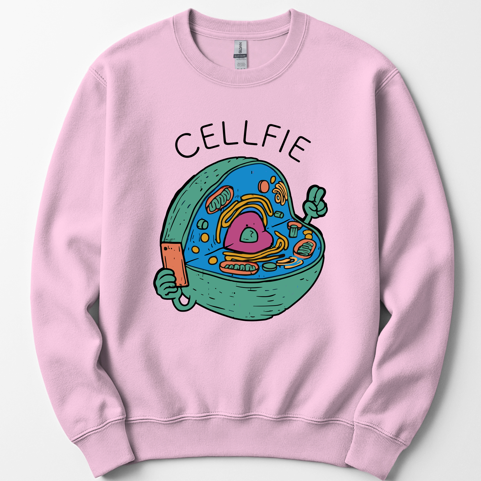 Cellfie sweatshirt — Light Pink
