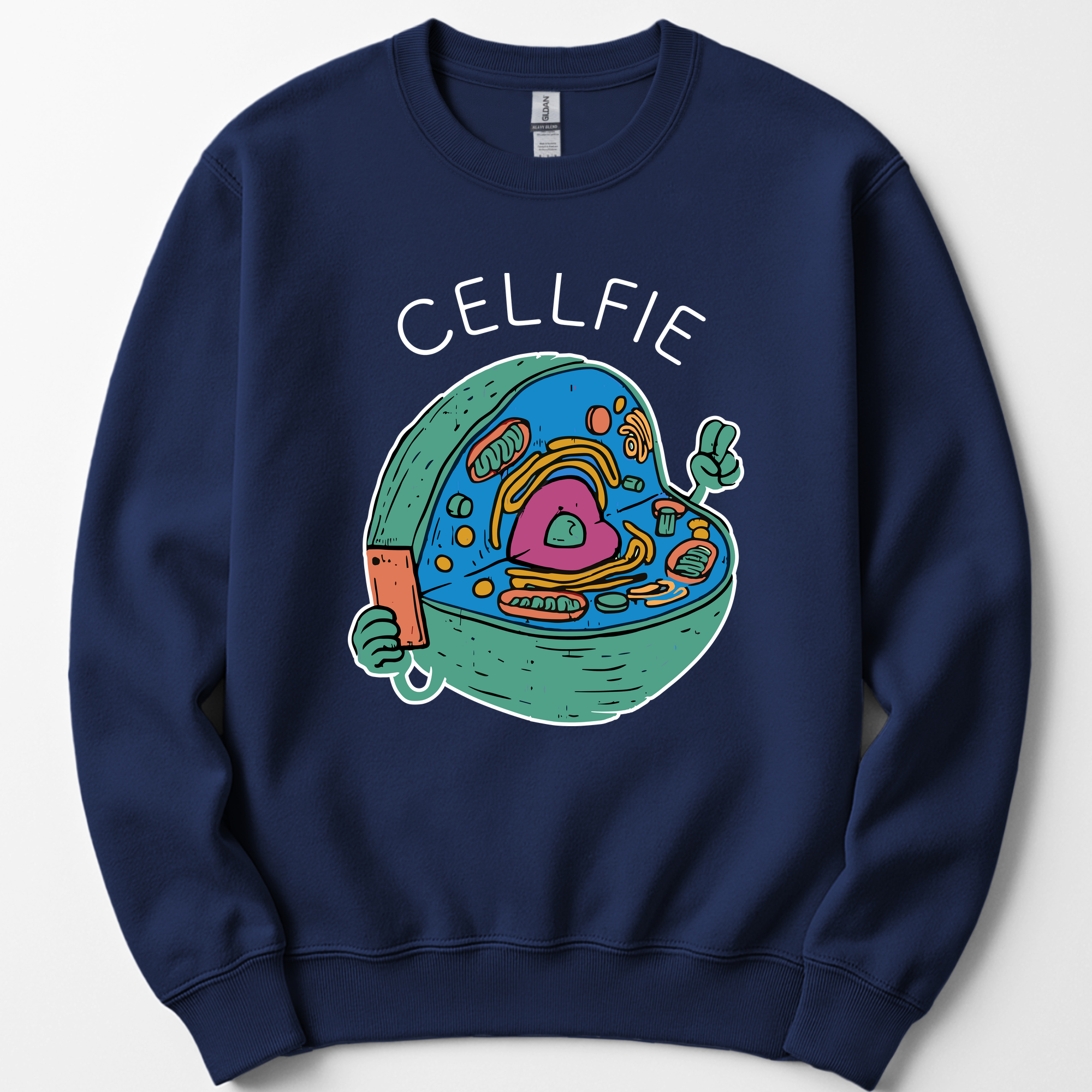 Cellfie sweatshirt — Navy