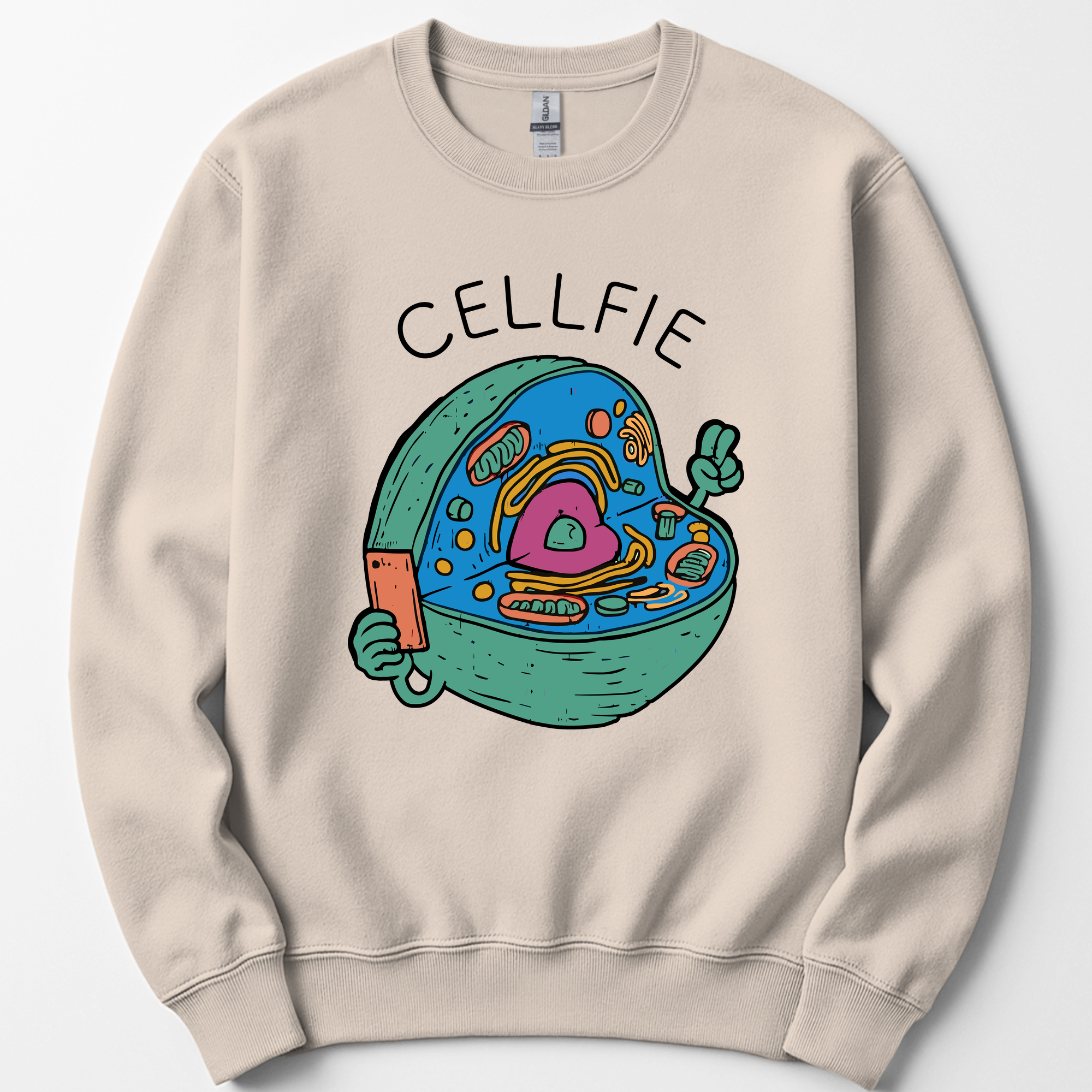 Cellfie sweatshirt — Sand